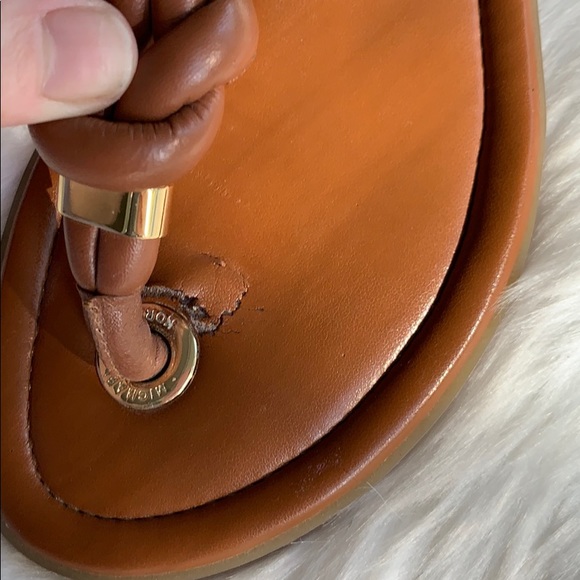 MK brown leather with Gold hardware size 5-5.5 - Picture 4 of 4